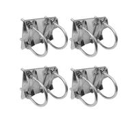 4X Soporte en U de Montaje Universal para Plato Starlink, Soporte de Abrazadera de Perno en U Pesado, Adaptador de Montaje de Mástil de Techo A Poste
