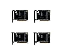 4X Tarjeta Adaptadora PCIe 4.0 X16 A Gen-Z 4C+/SFF-TA-1002 Compatible con Chasis Externo OCP NIC 3.0. Tarjeta de Expansión PCIe X16.