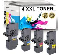 4x Tóner XXL para Kyocera TK5230 P5021cdw M5521cdn M5521cdw P5021cdn Ecosys Spar