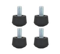 4X Trípode Monopié con Tornillo Antideslizante Universal de 3/8 Pulgadas, Almohadilla de Goma para Pies, Accesorios de Fotografía para Trípode de