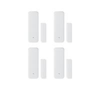 4X TUYA Zigbee 3.0 Sensor de Puerta de Ventana Inteligente ZigBee 3.0 ConexióN InaláMbrica Multifuncional para Echo Hub SmartLife App