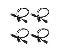 4X USB 2.0A Macho auf 2 Doble USB Hembra Jack Y Adaptador Verteiler Splitter Kabel