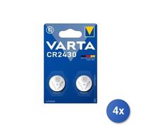 4X Varta 2X Batería Desechable De Litio CR2430