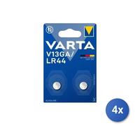 4X Varta 2X V13GA Batería Desechable LR44 Alcalina