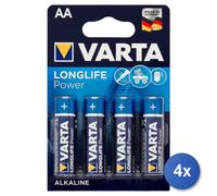 4X Varta Longlife Power AA Blister 4