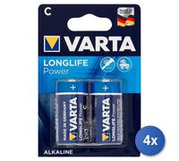 4x Varta Longlife Power C Blister 2