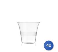 4X Vasos De Vidrio Borosilicato, Modelo 4You, 10Cl