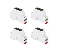 4X Waveshare Convertidor RS232 Una RS485 Tipo Riel Industrial 300-115200Bps Aislamiento Digital Activo Amplio Voltaje