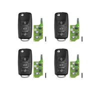 4X XEB510EN Es Adecuado para el Control Remoto Súper Tipo B5 con Llave de Control Remoto VVDI de 3 Teclas con Súper Chip XT27B