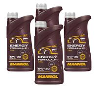 4x1 Litro MANNOL Energy Formula JP 5W-30 Aceite Motor API SN Plus ILSAC GF-5 GM
