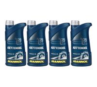 4X1 Litro Original MANNOL Aceite De Cadena Kettenöl