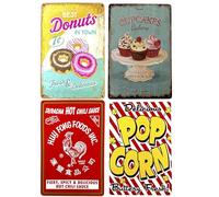4x1 Póster de DiiliHiiri Placa Retro para Decoración de Bares 30x20cm - Letrero Chapa Estilo Años 50 para Bar | Cartel Metálico para Cocinas | Pub - Señal (2635-215-233-237-317)