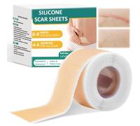 4x300cm Láminas De Silicona para Mejorar el Aspecto de la Piel, Hojas silicona de calidad, Textura Suave que Proporciona una Piel más Lisa, Cuidado Reutilizable