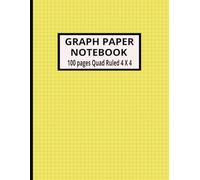 4x4 Graph Paper Composition Notebook - Journal, Diary, Sketchbook: A Large 8.5 x 11 Inch Graph Paper Notebook with 4x4 Grid, Perfect for Students, Engineers, Architects, and Designers