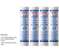 4x400g LIQUI MOLY LM 47 Grasa de Larga Duración con MoS2 Cartucho