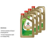 4X5 Litros Castrol EDGE Titanium FST 5W-30 LL Aceite Motor Aceite De Motor