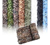 4X6M Red De Camuflaje Militar Táctica, Malla De Camuflaje Exteriores Sombra - para Caza Camping Supervivencia Jardín Decoración | Resistente Al Agua UV 2 3 5 7 10 11 12m(Hay,9x10M)