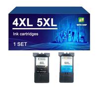 4XL 5XL Cartucho De Tinta Compatible para Lexmark X2690 X5600 X4690 X5690,Combo Pack-1 Set
