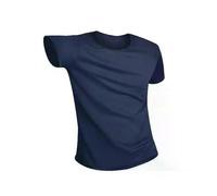 (4XL, Blue) Anti-Dirty Waterproof Men T Shirt Hydrophobic Stainproof Breathable Antifouling Quick Dry Top Short Sleeve Outdoor Hiking shirt