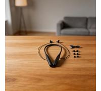 5.0 - Auriculares deportivos magnéticos manos libres para llamadas 5.0 | Clasificación de impermeabilidad IPX7, para nanorrevestimiento, resistente al sudor, a prueba de lluvia, correr, senderismo