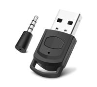 5.0 Bluetooth USB Audio Adaptador para PS5/PS4/PC, Bluetooth Dongle, USB Blue Tooth Adapter PC con Mini Micro, Plug & Play