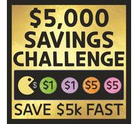 $5,000 Savings Challenge: A Gamified Money Planner to Save $5K With Easy $100 Goals