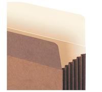 5 1/4 Acordeón Expansion Pocket w/Tyvek, Straight, Ltr, Grille/Redrope, 10/Box, Sold as 1 Box