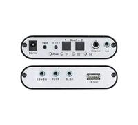 5.1 Decodificador de Audio DTS/AC3/PCM Óptico A Estéreo Surround Convertidor Digital A Analógico HD 2 SPDIF Coaxial Enchufe Europeo