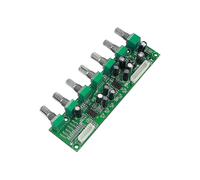 5.1 Preamplifier Tone Independent Channel Volume + Bass Frequency Adjustment 6 Way for 5.1 Amplifier DIY DC15-35V