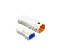 5/10/100 Juegos De Conectores Automotrices JST02R-JWPF-VSLE Impermeables 2/3/4/6/8 Pines Tapones A Tope Macho Y Hembra(3p (Male Female),100 Sets)