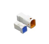 5/10/100 Juegos De Conectores Automotrices JST02R-JWPF-VSLE Impermeables 2/3/4/6/8 Pines Tapones A Tope Macho Y Hembra(6p (Male Female),100 Sets)