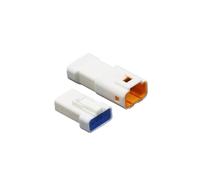 5/10/100 Juegos De Conectores Automotrices JST02R-JWPF-VSLE Impermeables 2/3/4/6/8 Pines Tapones A Tope Macho Y Hembra(4p (Male Female),100 Sets)