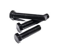 5/10/20/30 Uds M8 x 1,0 (8mm) pernos/tornillos de tapa hexagonal de paso fino, grifo métrico de rosca de acero de aleación 8,8 DIN 933 ISO 4017(M8X1.0X25mm-10pcs)