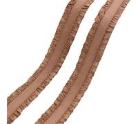 5/10/20/45Yards Colorful Elastic Bands 13mm Stretch Ribbon Tape For Sewing Underwear Bra Strap Rubber Band Decorative Lace Trims(31LightCoffee,13mm-5Yards)