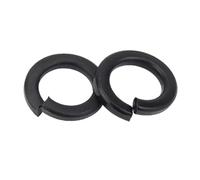 5/10/20/50/100 uds. M1.6 M2.5 M3 M4 M5 M6 a M20 GB93 Arandela elástica de acero inoxidable 304 negra con bloqueo partido DIN127(100pcs M5)