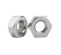 5/10/ 20/50 Uds M1 .2 .4 .6 M2 .5 M3 M4 M5 M6 M8 Tuerca Hexagonal De Acero Inoxidable 304 Din934(M3.5 x20pcs)