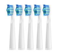 5/10/20 Cabezales De Repuesto For Cepillo De Dientes Eléctrico Compatibles Con SEAGO SG910/507/958/515/949/575/551(White-5pcs)