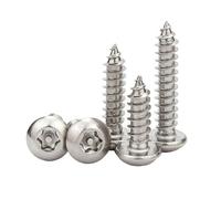 5/10/20 piezas 304 acero inoxidable M2.9-M4.8 longitud 6,5-38mm seis lóbulos Torx cabeza redonda tornillo de madera seguridad(13mm,M3.9-10pcs)