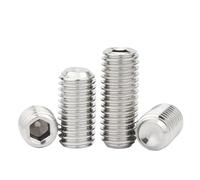 5/10/20 Piezas M10-1,5 304 Tornillos Hexagonales De Acero Inoxidable Con Pernos Punta Copa DIN 916(M10 X 50mm-5pcs)