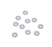 5/10/20 piezas M3 X 6mm aleación de aluminio anodizado métrico arandelas planas coloridas junta espaciadora Thikne 0,25/0,5/1/1,5/2/2,5/3mm(Silver,M3 x 6mm x 1mm,20Pcs)