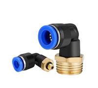 5/10/20 unidades Conector rápido neumático PL Rosca hembra Racor de aire 4 6 8 10 mm Manguera Tubo 1/8" 3/8" 1/2" 1/4"(PL8-01,10PCS)
