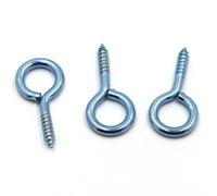 5/10/50 Uds 0#1#2#3#4#5#6#8#10#12#14# alfileres con ojales ganchos tornillo cierres roscados accesorios de joyería for hacer bricolaje(Blue,No.5 10pcs)