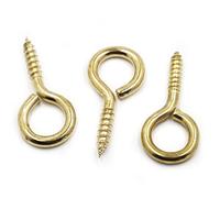 5/10/50 Uds 0#1#2#3#4#5#6#8#10#12#14# alfileres con ojales ganchos tornillo cierres roscados accesorios de joyería for hacer bricolaje(Yellow,No.14 5pcs)