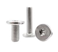 5/10/50 Uds M1.6-M8 304 A2 tornillos de cabeza de oblea ultrafinos de seis lóbulos de acero inoxidable surtido de sujetadores métricos(40mm,M4 10pcs)