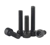 5/10/50 Uds Tornillo De Cabeza Hexagonal DIN912 M1.4 .6 M2 .5 M3 M4 M5 M6 M8 Pernos Allen Acero Grado Negro 12,9(8mm,M1.4 x 50Pieces)