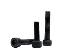 5/10/50pc DIN912 M1.4 M1.6 M2 M2.5 M3 M3.5 M4 M5 M6 M8 negro grado 12,9 acero de aleación hexagonal Allen tornillo de cabeza hexagonal(45mm,M8 5pcs)