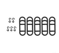 5/10 correas elásticas de silicona para montaje de luz de bicicleta, banda multifuncional para manillar de bicicleta con ganchos para asegurar kits de herramientas, bombas, cronómetro, (B 5 piezas)
