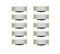 5/10 Cuchilla Reemplazable Para Recortadora, Compatible Con Philips OneBlade QP2520, QP2530, QP2620, QP2630, QP6510 Y QP6520. Recambio De Cuchilla De Afeitar(10 pcs blade)