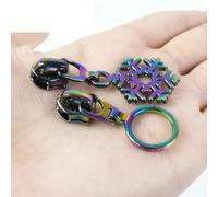 5-10 piezas 5# Colorful Nylon Zipper Puller Pocket Replace Zips Head Jacket Backpack Closure Zippers Slider Repair Kits Accesorios (ZT917-Colored, 5pcs)