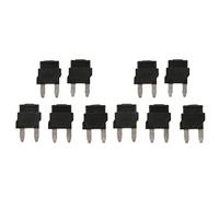 5/10 piezas de aire acondicionado automotriz AC limitador térmico fusible relé fusible reemplazar piezas(10pcs Black)